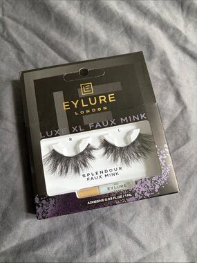 Eylure Luxe XL Faux Mink Splendour False Lashes - Black